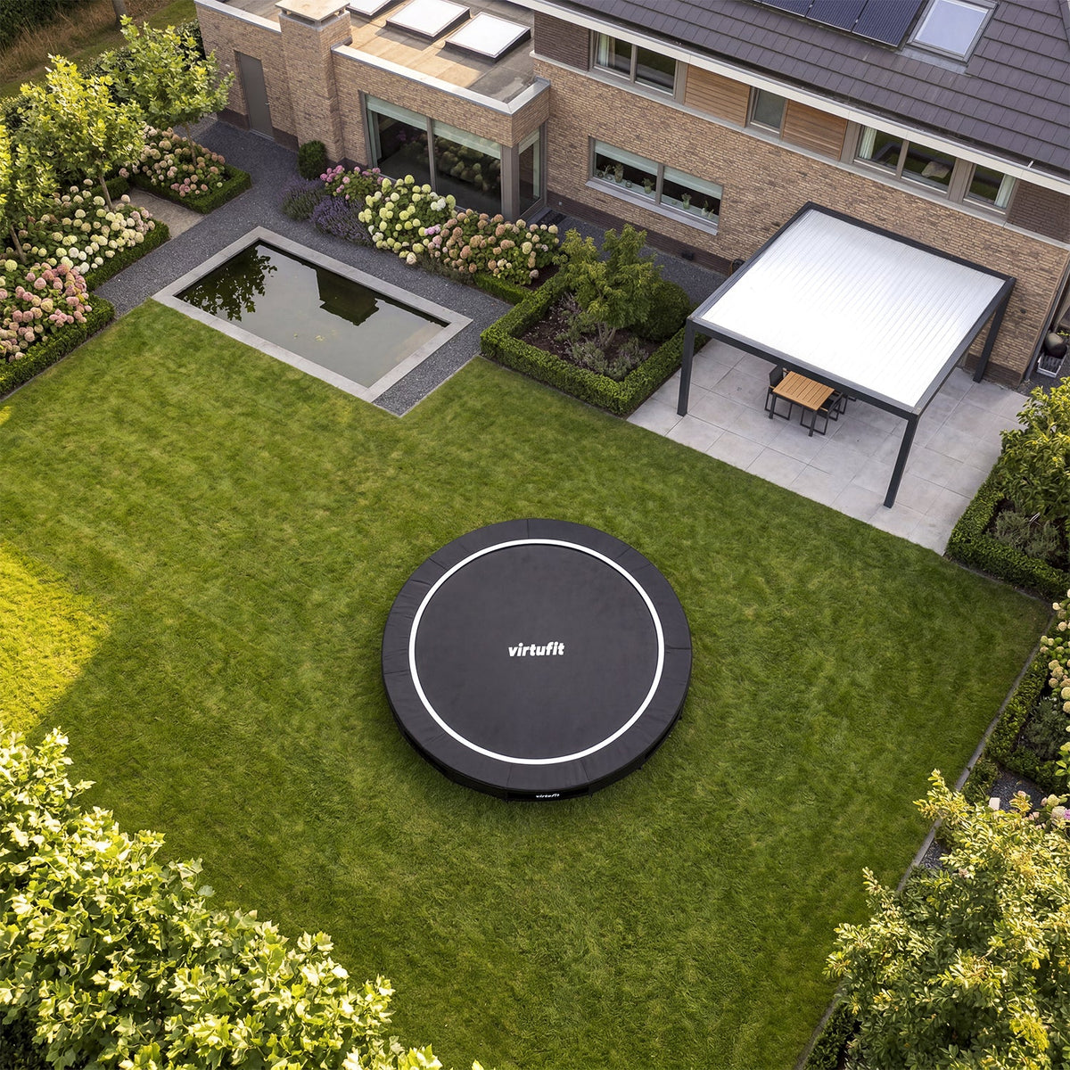 VirtuFit Inground Trampoline 305 cm - Zonder Veiligheidsnet - Afbeelding 9