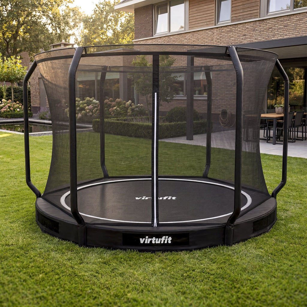 VirtuFit Inground Trampoline 305 cm - Inclusief Veiligheidsnet - Afbeelding 9