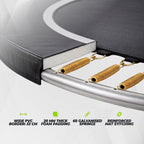 VirtuFit Inground Trampoline 305 cm - Inclusief Veiligheidsnet - Afbeelding 6