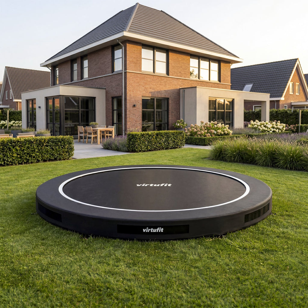 VirtuFit Inground Trampoline 366 cm - Zonder Veiligheidsnet - Aanzicht