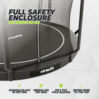 VirtuFit Inground Trampoline 366 cm cm Inclusief Veiligheidsnet - Afbeelding 5