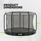 VirtuFit Inground Trampoline 366 cm cm Inclusief Veiligheidsnet - Afbeelding 8