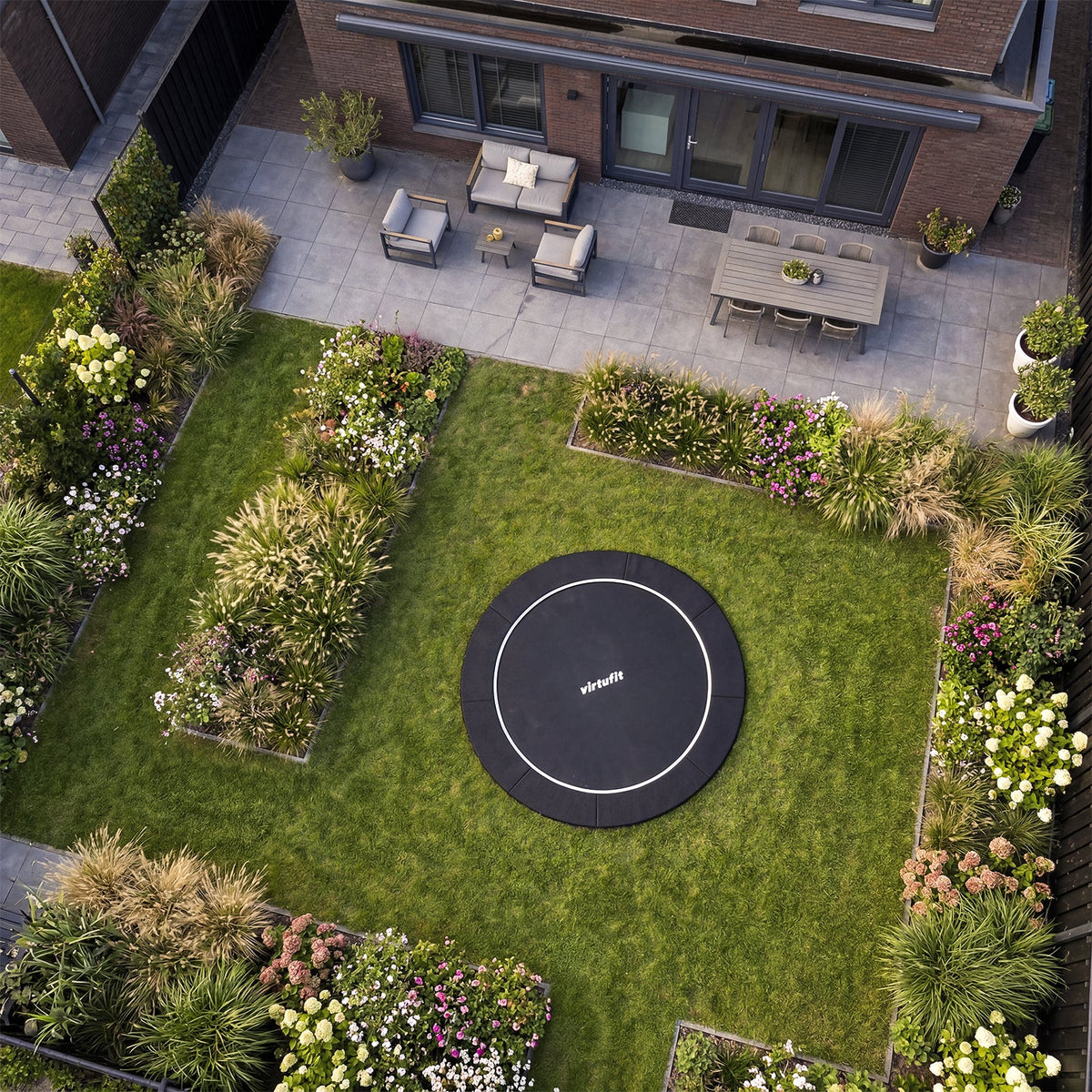 VirtuFit Groundlevel Trampolin 251 cm