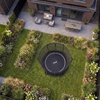 VirtuFit Groundlevel Trampolin 251 cm Inklusive Sicherheitsnetz