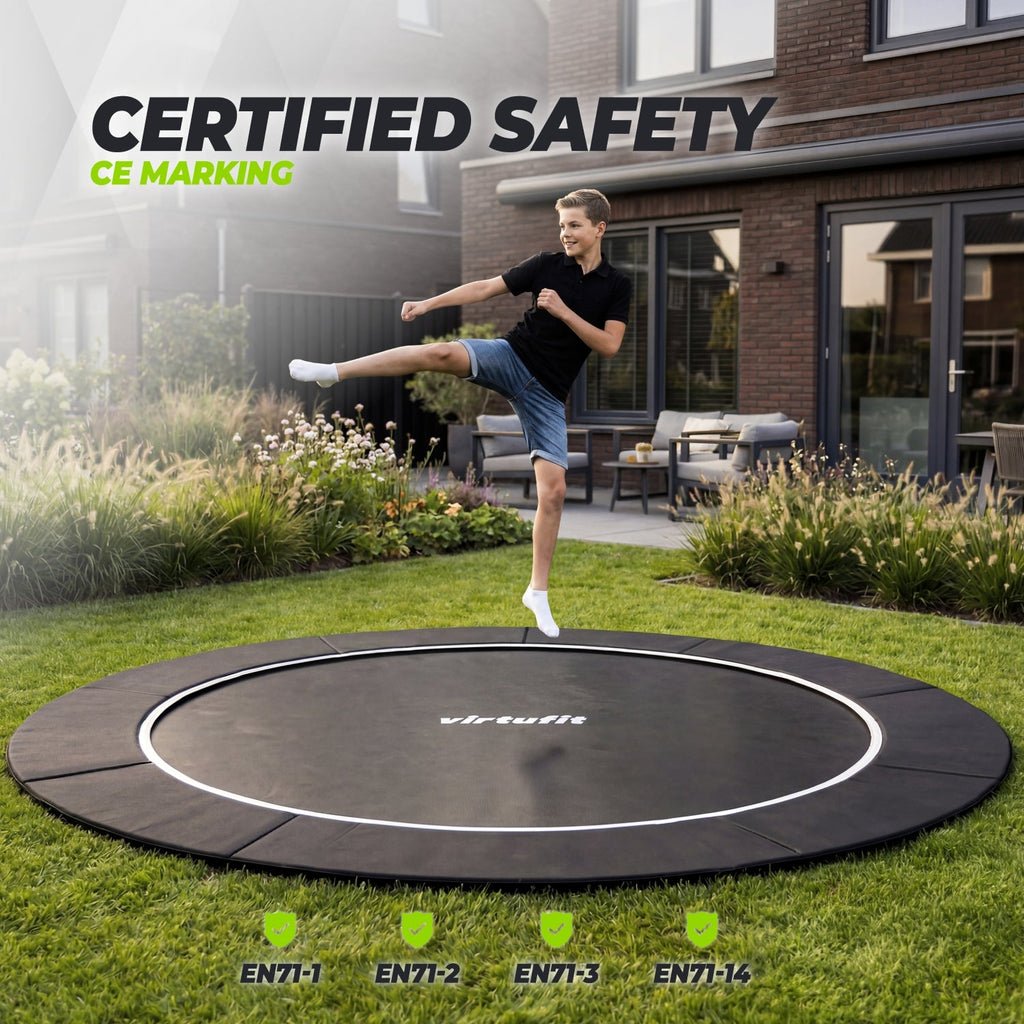 VirtuFit Groundlevel Trampolin 251 cm