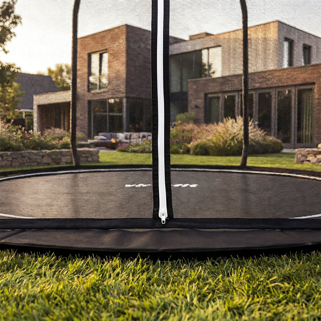 VirtuFit Groundlevel Trampolin 305 cm Inklusive Sicherheitsnetz