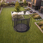 VirtuFit Groundlevel Trampolin 305 cm Inklusive Sicherheitsnetz