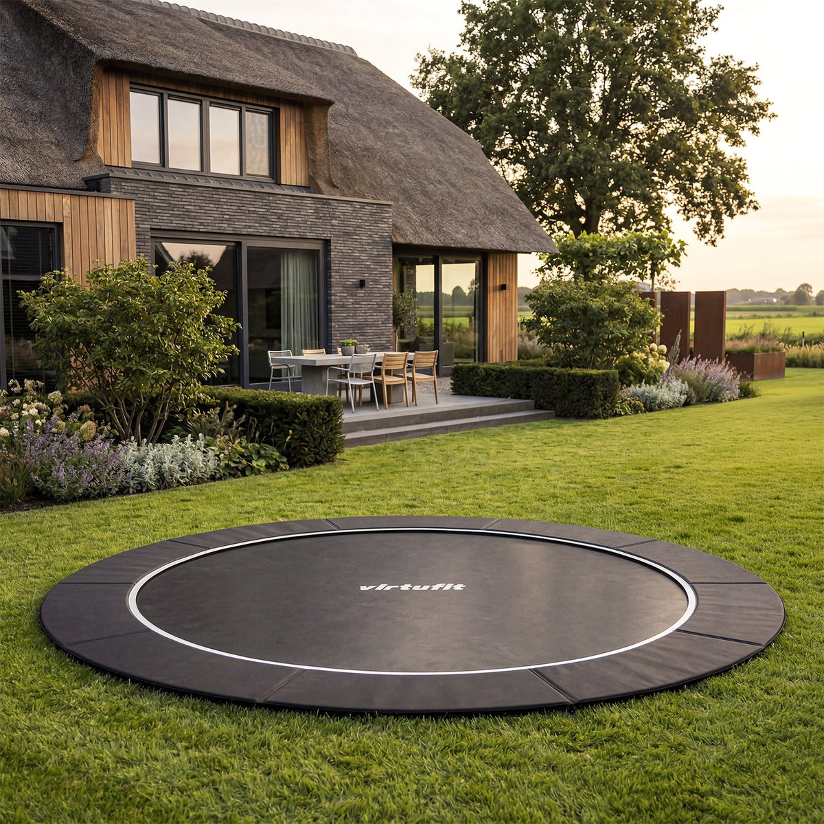 VirtuFit Groundlevel Trampolin 366 cm