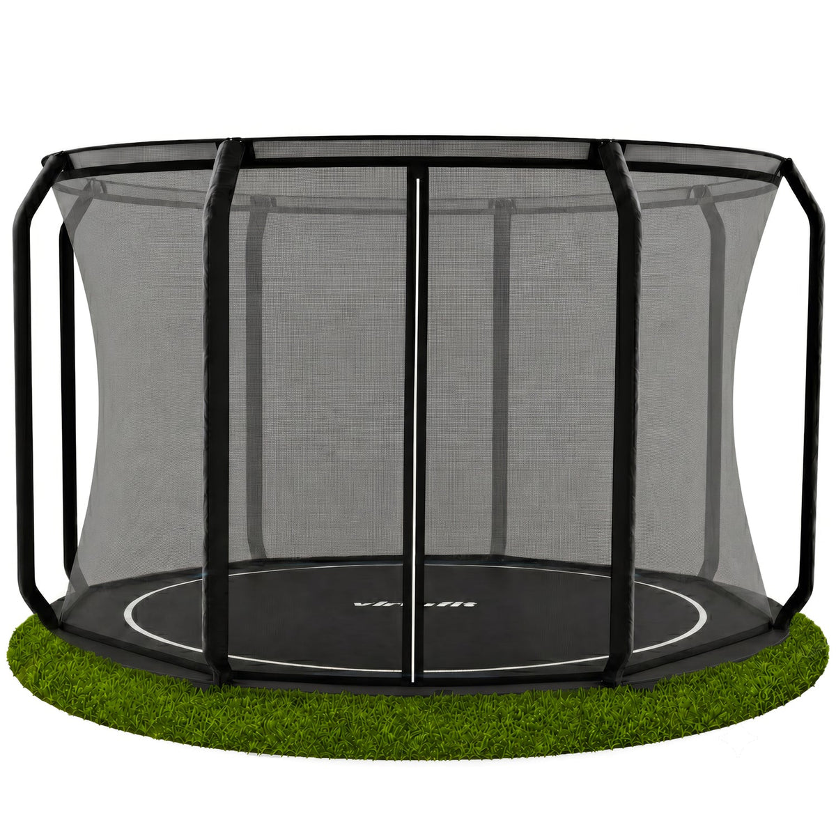 VirtuFit Flatground Trampoline 366 cm - inclusief veiligheidsnet - Hoofdafbeelding