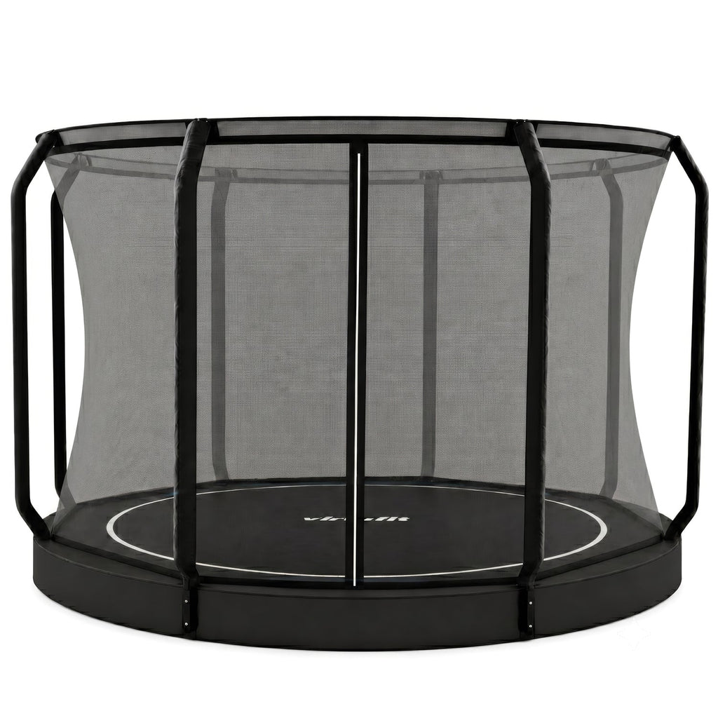 VirtuFit Flatground Trampoline 366 cm - inclusief veiligheidsnet - Afbeelding 11