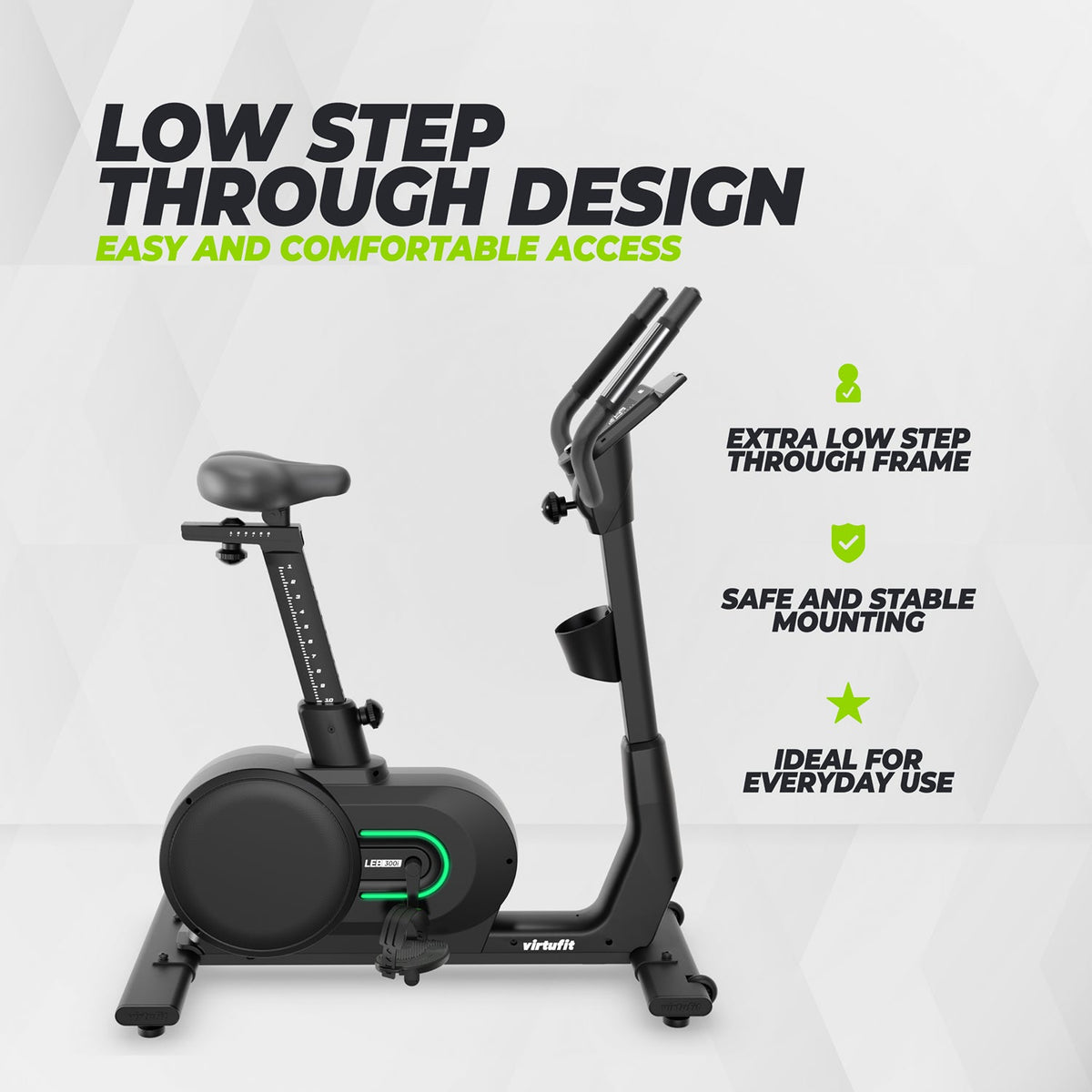 VirtuFit LEB300i Low Entry Bike - Ergometer Hometrainer - Afbeelding 9