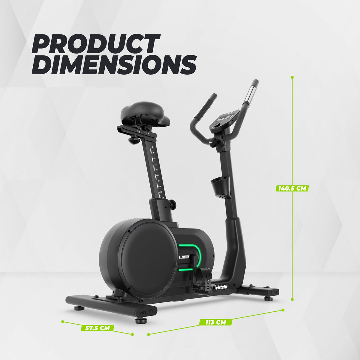 VirtuFit LEB300i Low Entry Bike - Ergometer Hometrainer - Afbeelding 11