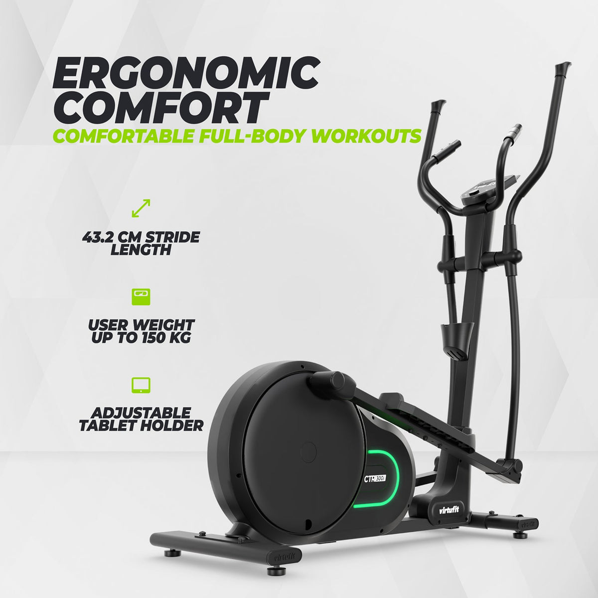 VirtuFit CTR300i Ergometer Crosstrainer (Total Fit) - Afbeelding 10