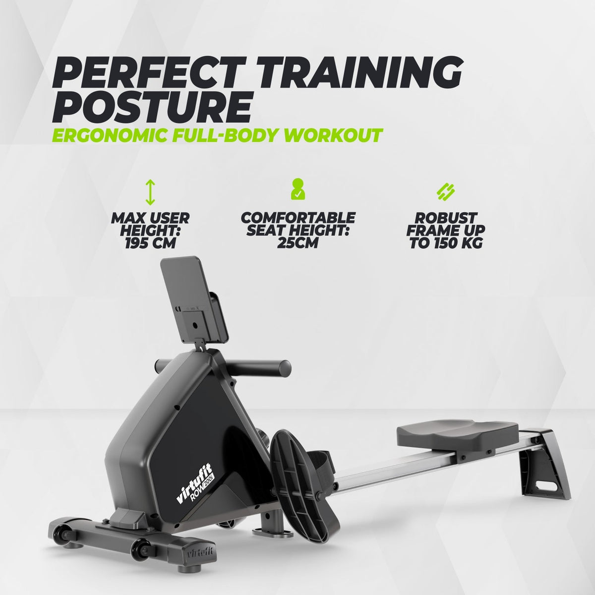 VirtuFit ROW200i Roeitrainer - Magnetische roeimachine (ROW450) - Afbeelding 7