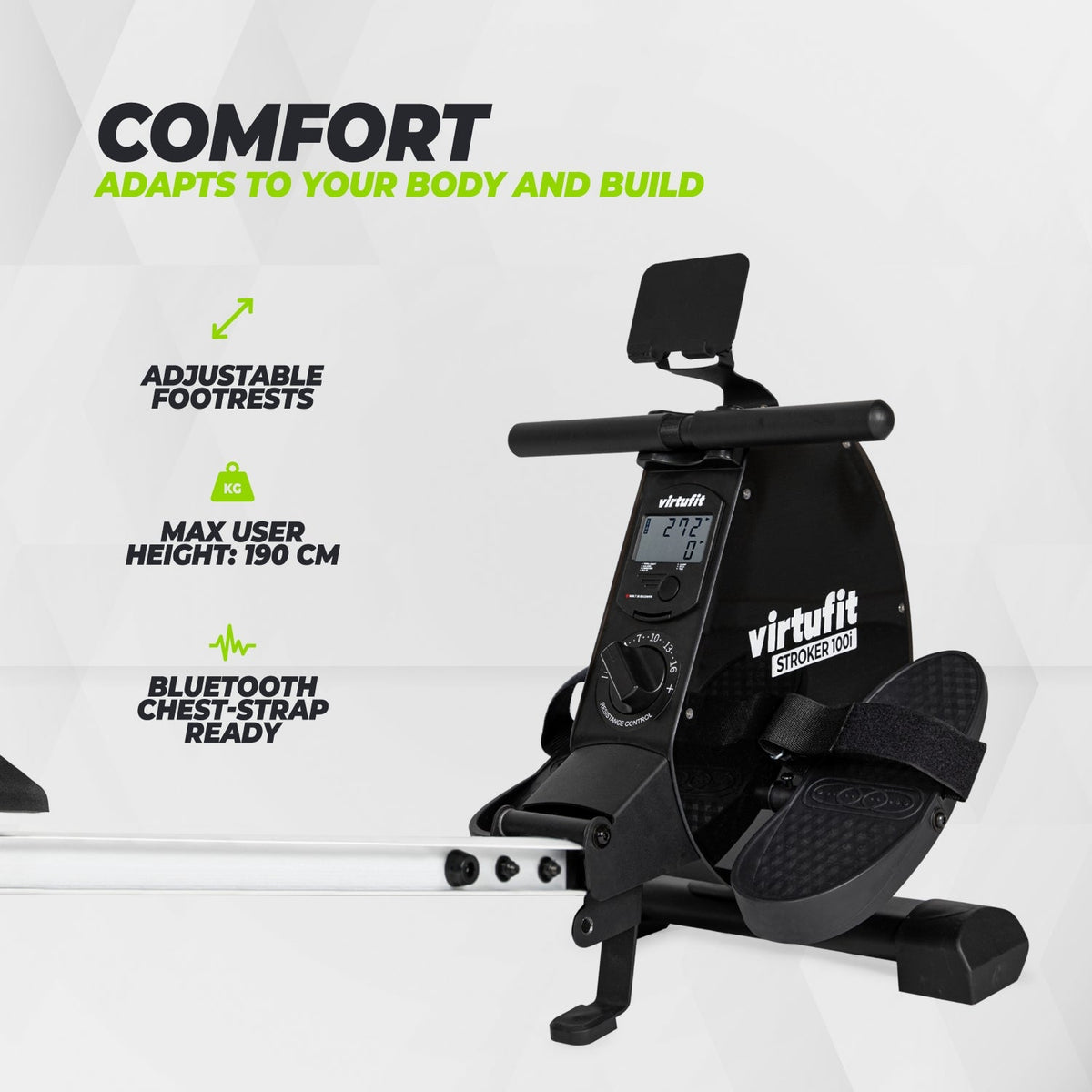 VirtuFit Rudergerät Stroker 100i