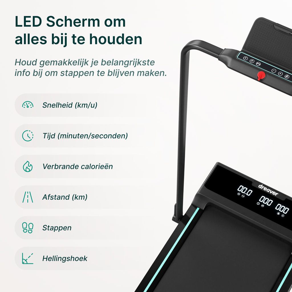 Dreaver Elevate Pro Laufband - Klappbar - Für Zuhause - Zweite Chance