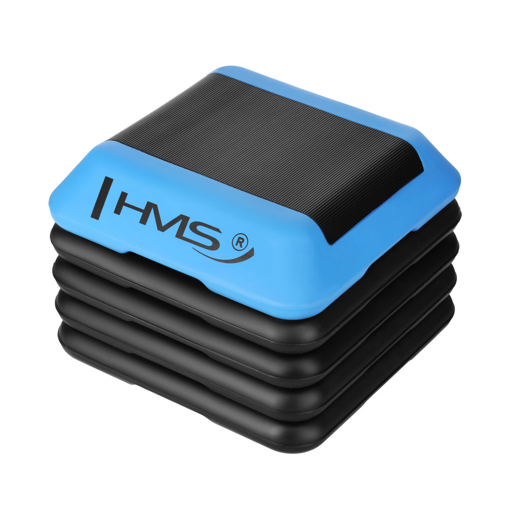 HMS Fitness Mini Aerobic Step - Schwarz/Blau - Zweite Chance