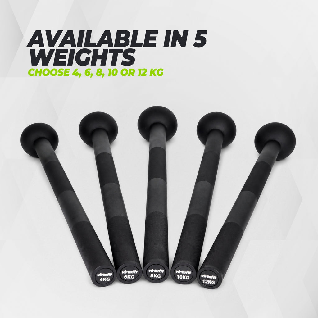 VirtuFit Macebell - Schwarz - 10 kg - Zweite Chance