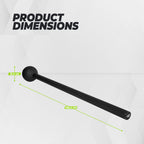 VirtuFit Macebell - Schwarz - 10 kg - Zweite Chance