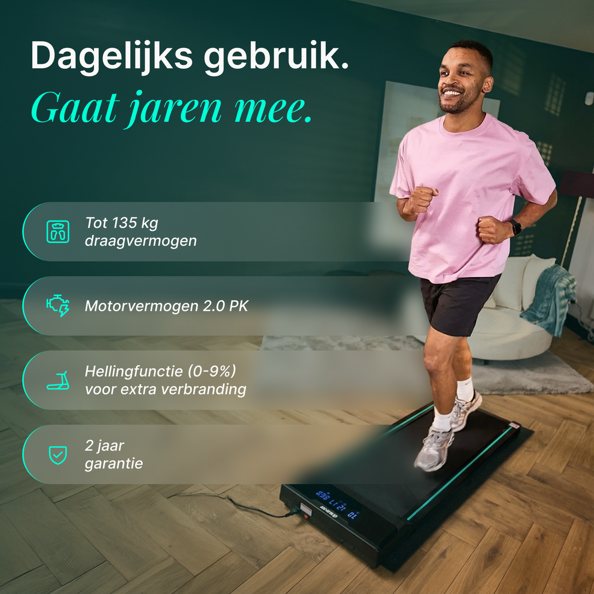 Dreaver Elevate One Walkingpad - met Stappenteller - Afbeelding 8