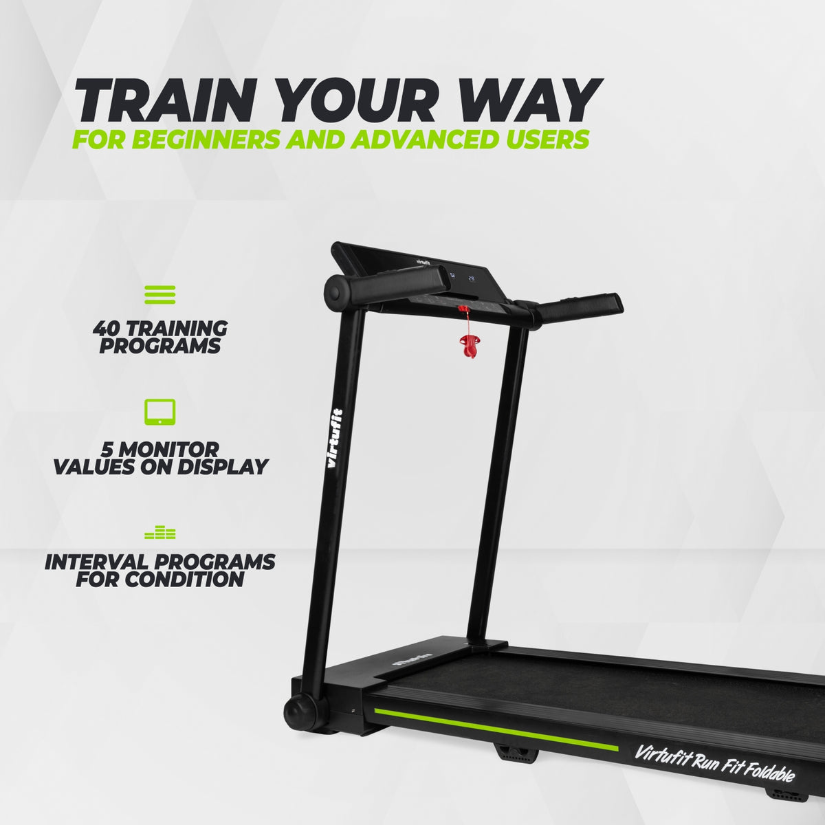 VirtuFit Run Fit Klappbares Laufband