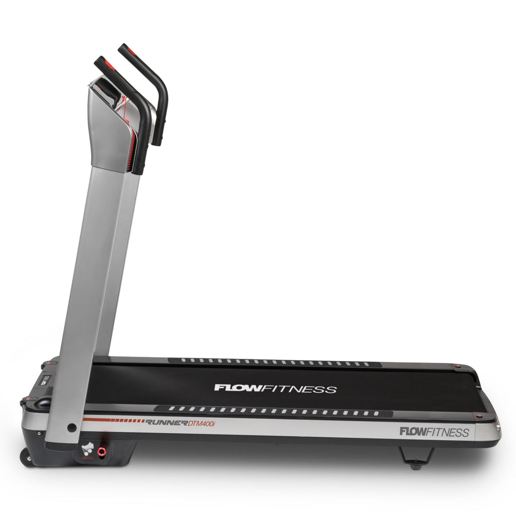 Flow Fitness Runner DTM400i Loopband - 99% Voorgemonteerd - Aanzicht