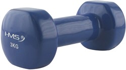 HMS Gietijzeren Dumbbell met Vinyl Coating - 3 kg - Hoofdafbeelding
