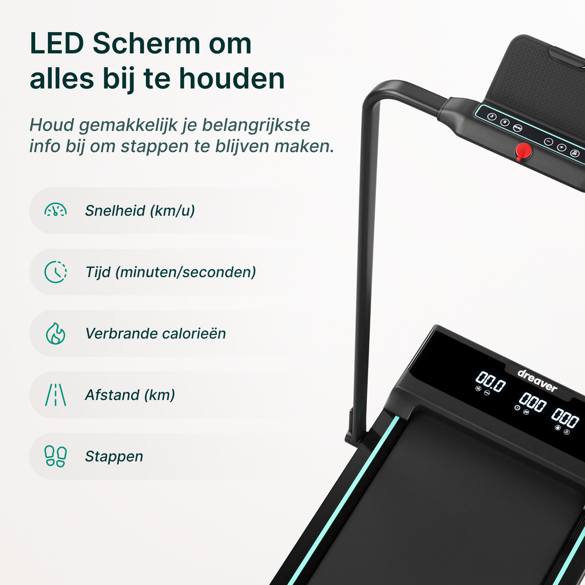 Dreaver Motion Pro Loopband - Inklapbaar - Voor Thuis - Afbeelding 11