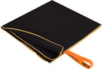 NILS Aqua Microvezel Handdoek - Zwart/Oranje - 180 x 100 cm - Afbeelding 8