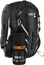 NILS Aqua Microvezel Handdoek - Zwart/Oranje - 180 x 100 cm - Afbeelding 7