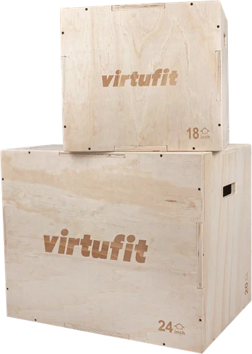 VirtuFit Houten 3-in-1 Plyo Box Set - 2 Stuks - Hoofdafbeelding